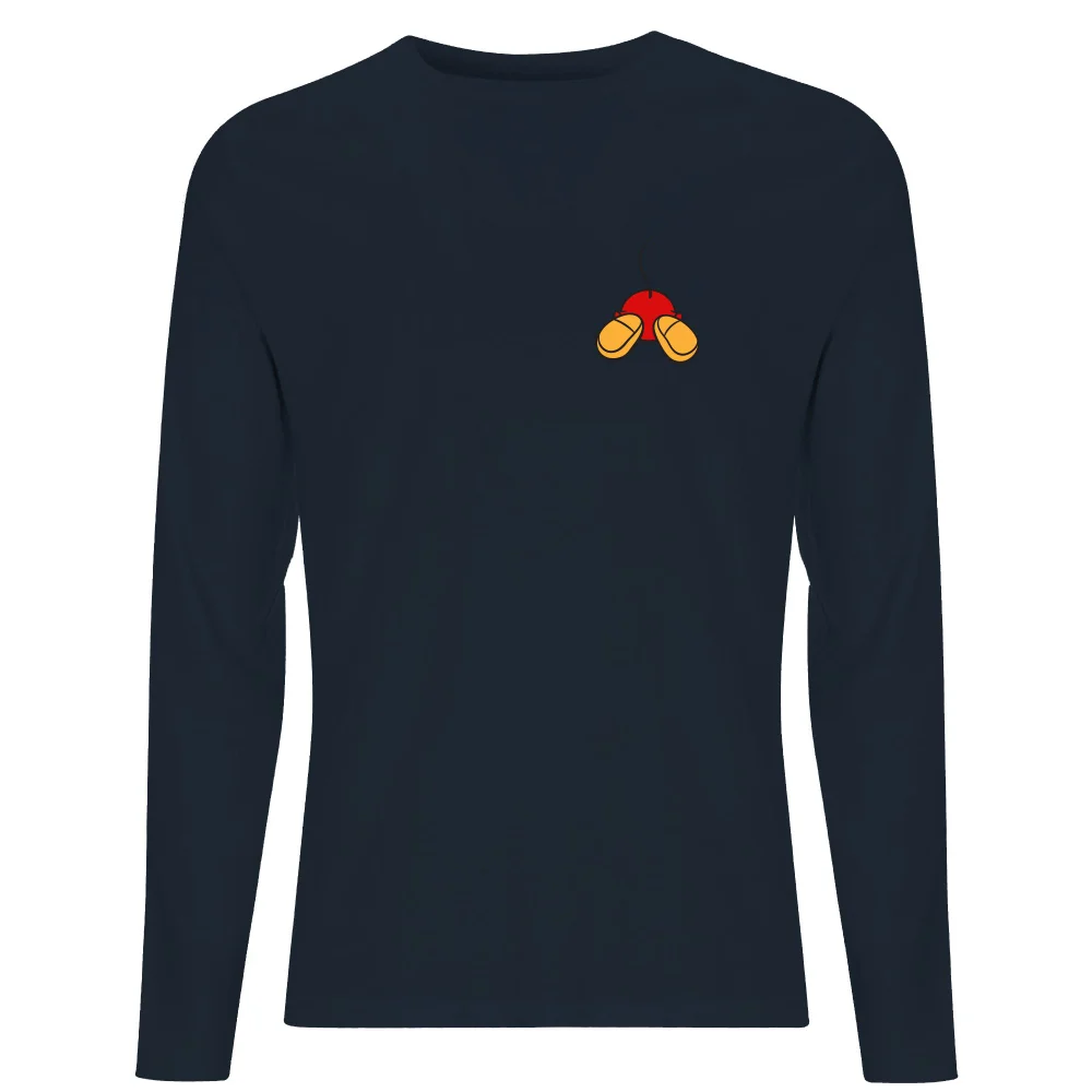 Disney Mickey Mouse Backside Men's Long Sleeve T-Shirt - Navy - S Image 1