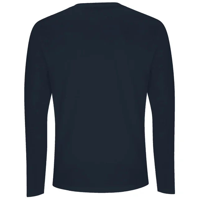 Harry Potter Platfrom Men's Long Sleeve T-Shirt - Navy