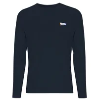 Back To The Future Varsity Men's Long Sleeve T-Shirt - Navy - undefined undefined
