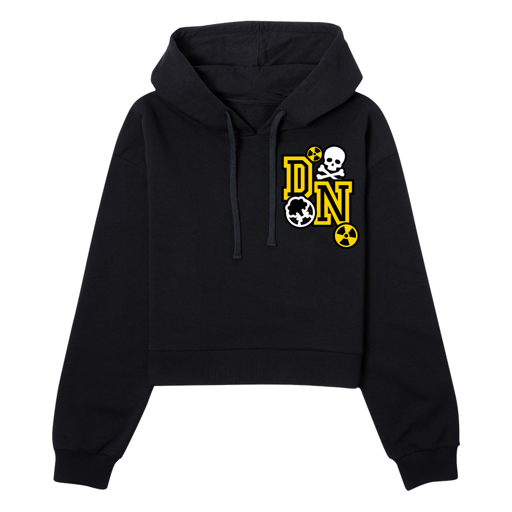 Duke Nukem Women's Cropped Hoodie - Black - XS - Black Image 1