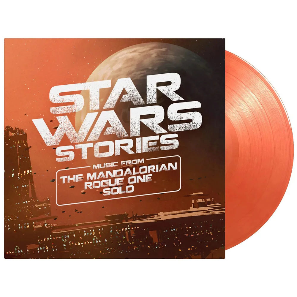 Music On Vinyl - Star Wars Stories: Music From The Mandalorian, Rogue One & Solo 2LP Amber Vinyl Image 1