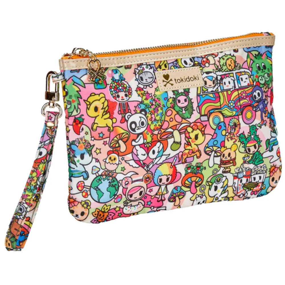 tokidoki Stay Groovy Zip Pouch Wristlet Image 1