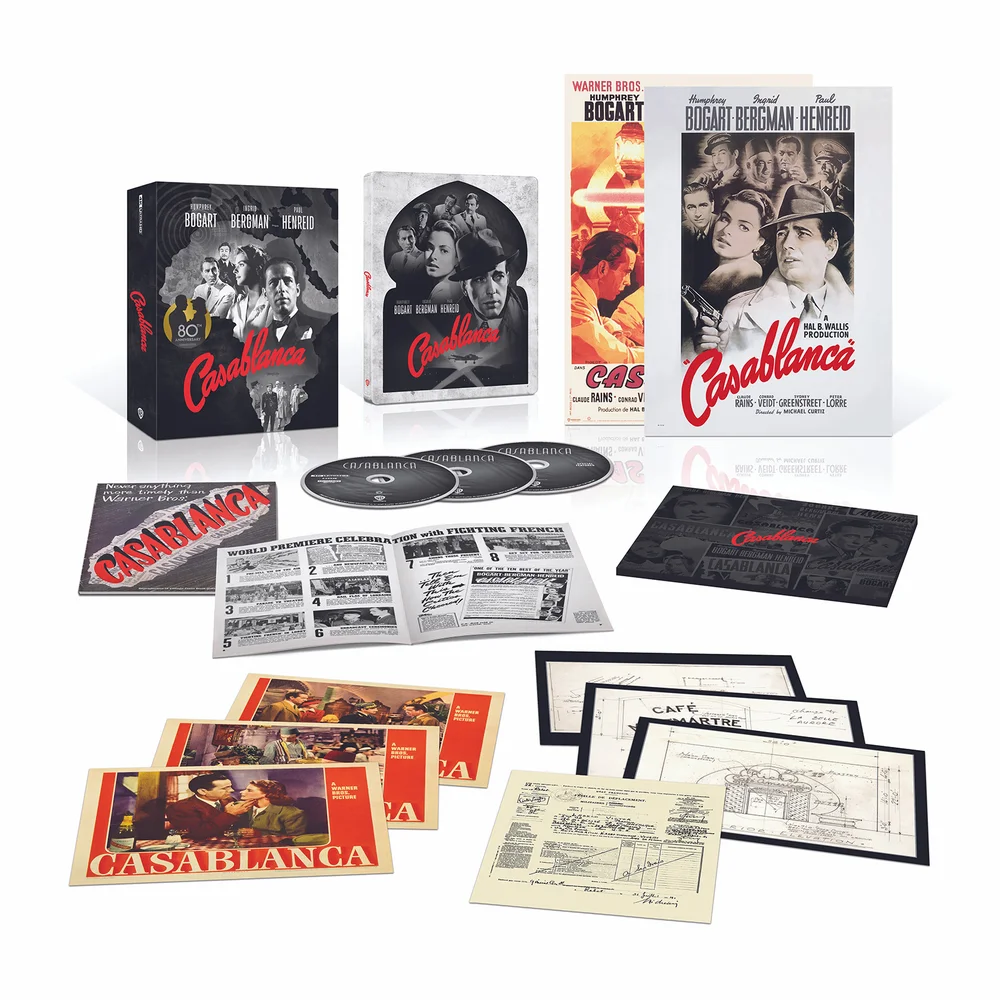 Casablanca 80th Anniversary Ultimate Collector's Edition Steelbook 4K Ultra HD (including Blu-ray) Image 1