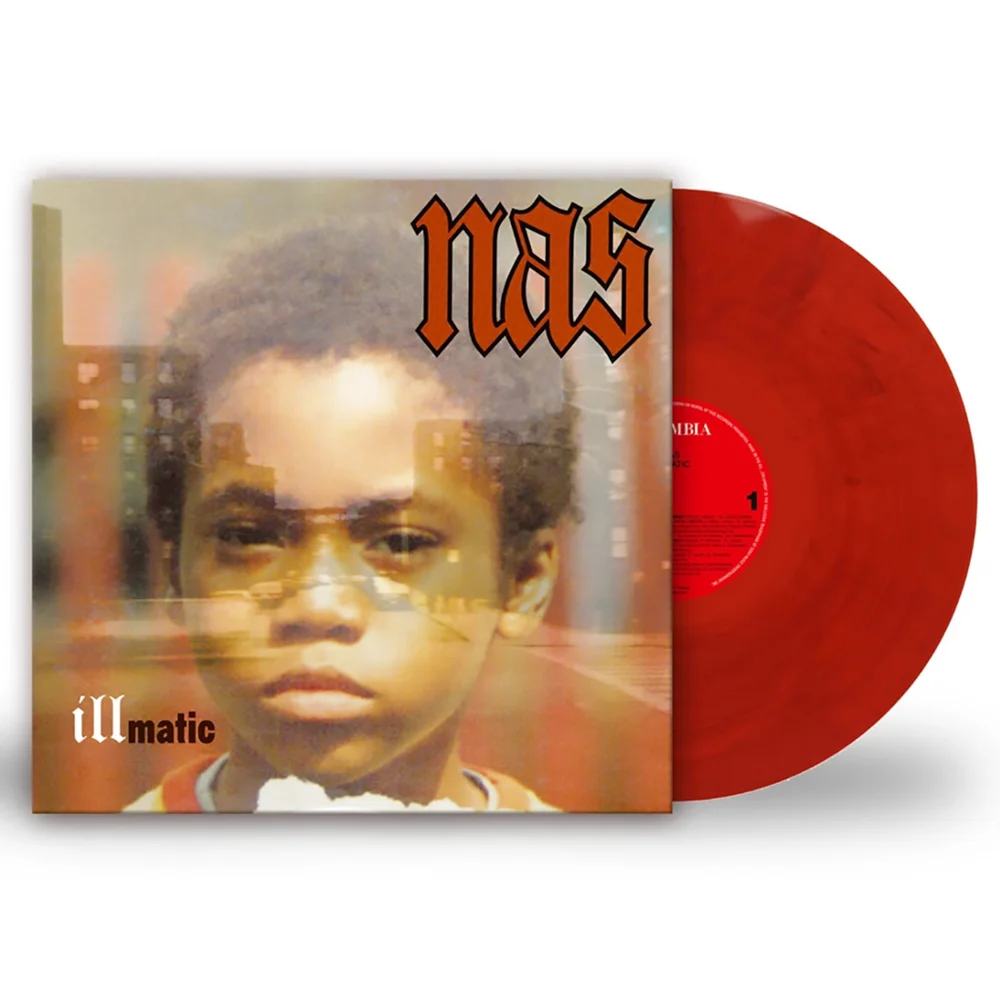 Nas - Illmatic (Transparent red/blue vinyl) NAD 2022 Image 1