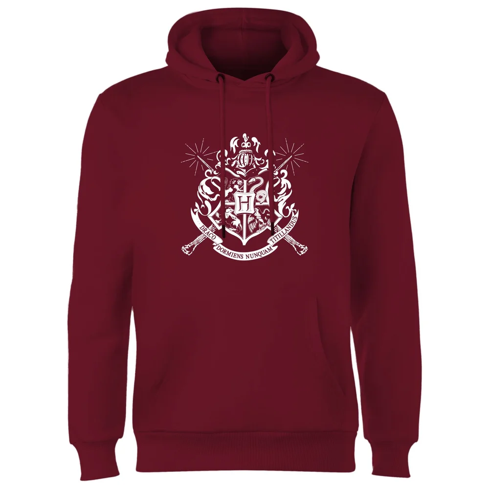 Harry Potter Hogwarts House Crest Hoodie - Burgundy - S Image 1
