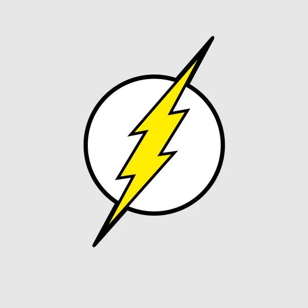 Justice League Flash Logo Hoodie - Grey