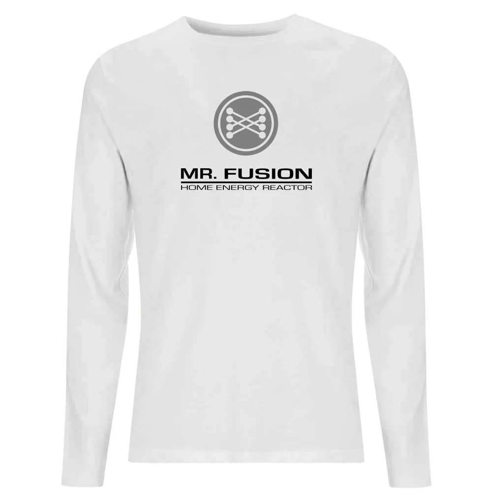 Back To The Future Mr Fusion Men's Long Sleeve T-Shirt - White - XS Image 1
