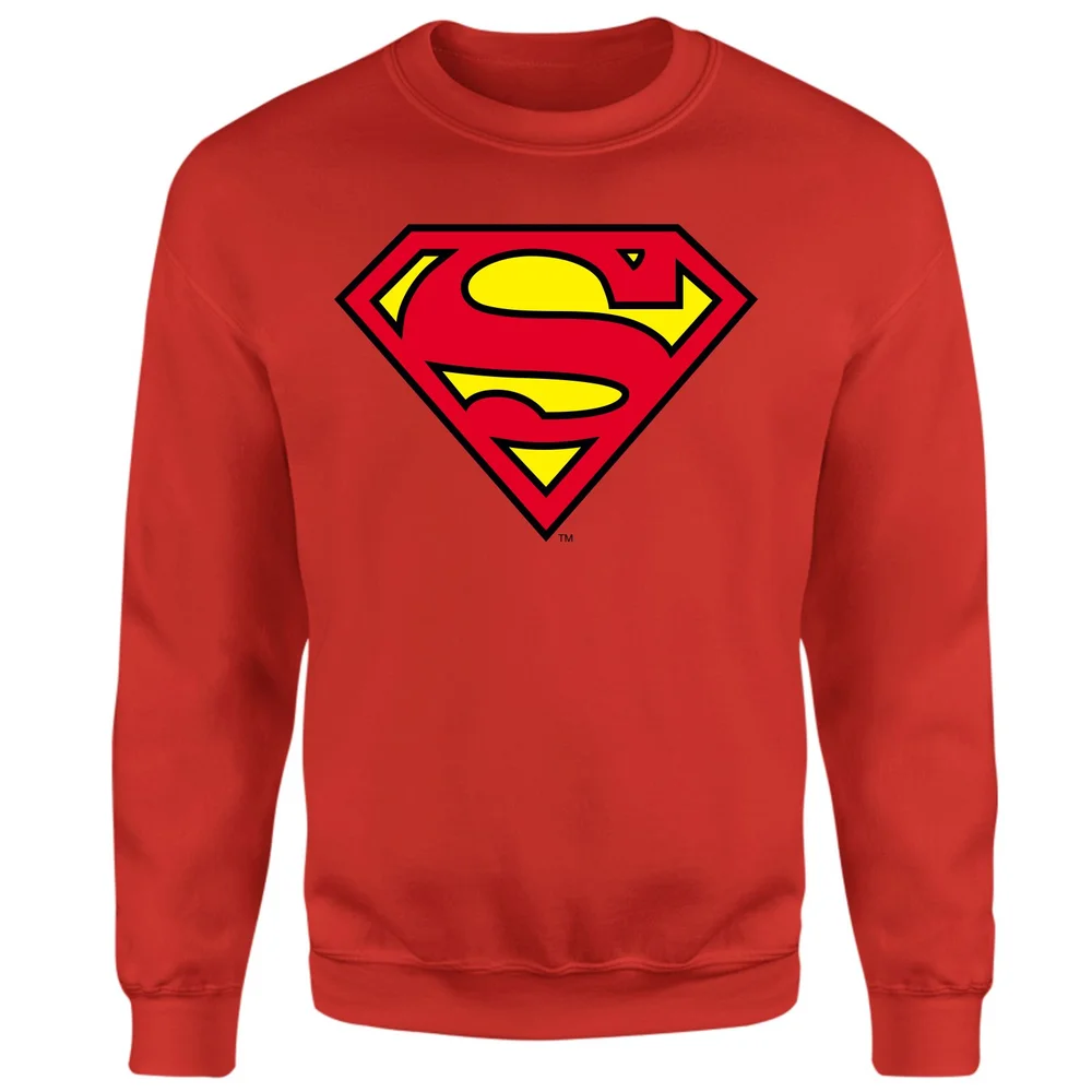 Official Superman Shield Sweatshirt - Red - S Image 1