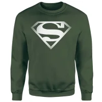 Superman Spot Logo Sweatshirt - Green - undefined undefined