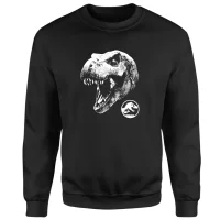 Jurassic Park T Rex Sweatshirt - Black - undefined undefined