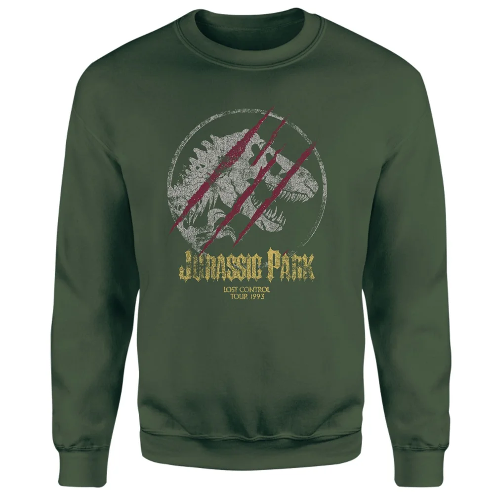 Jurassic Park Lost Control Sweatshirt - Green - S Image 1