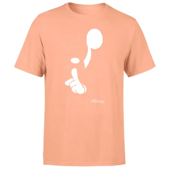 Shush Men's T-Shirt - Coral