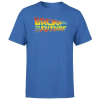 Back To The Future Classic Logo Men's T-Shirt - Blue - undefined undefined