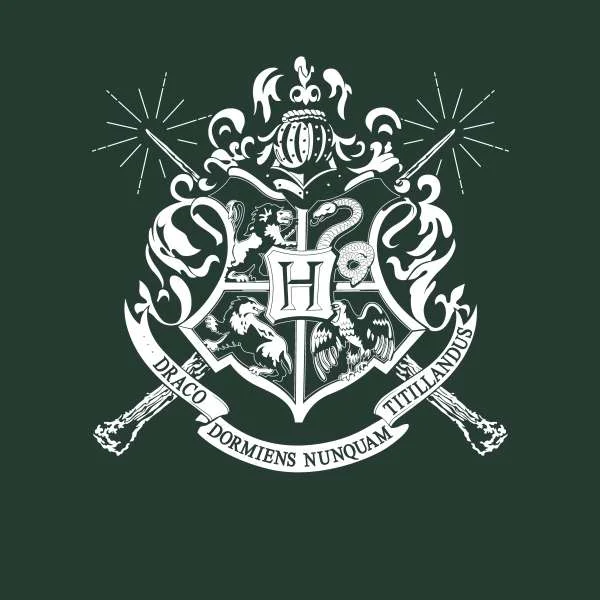 Harry Potter Hogwarts House Crest Men's T-Shirt - Green