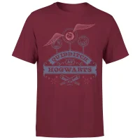Harry Potter Quidditch At Hogwarts Men's T-Shirt - Burgundy - undefined undefined