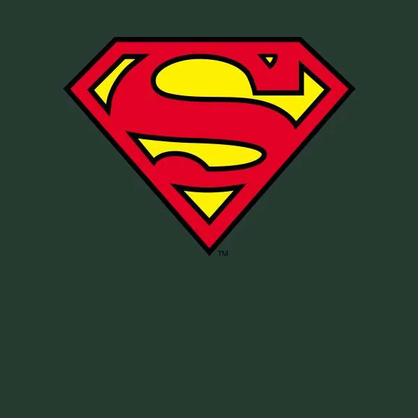 Official Superman Shield Men's T-Shirt - Green