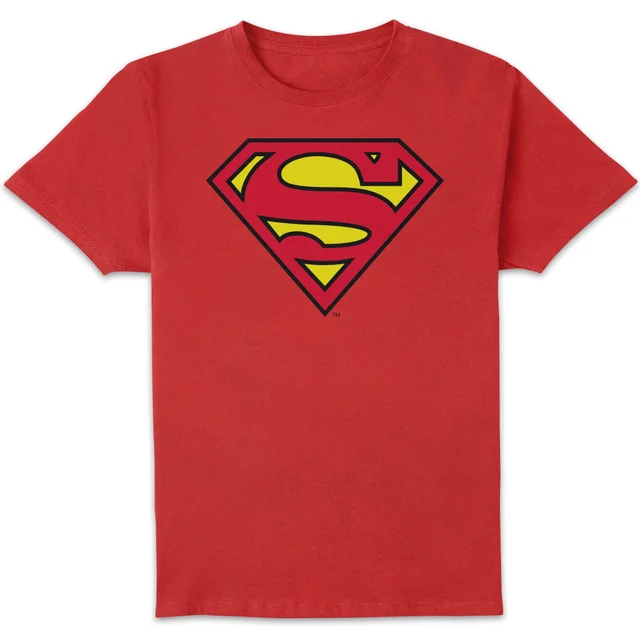 Official Superman Shield Men's T-Shirt - Red