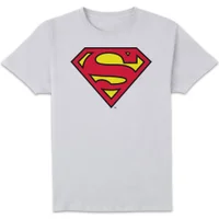 Official Superman Shield Men's T-Shirt - White - undefined undefined