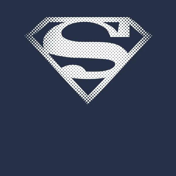 Superman Spot Logo Men's T-Shirt - Navy