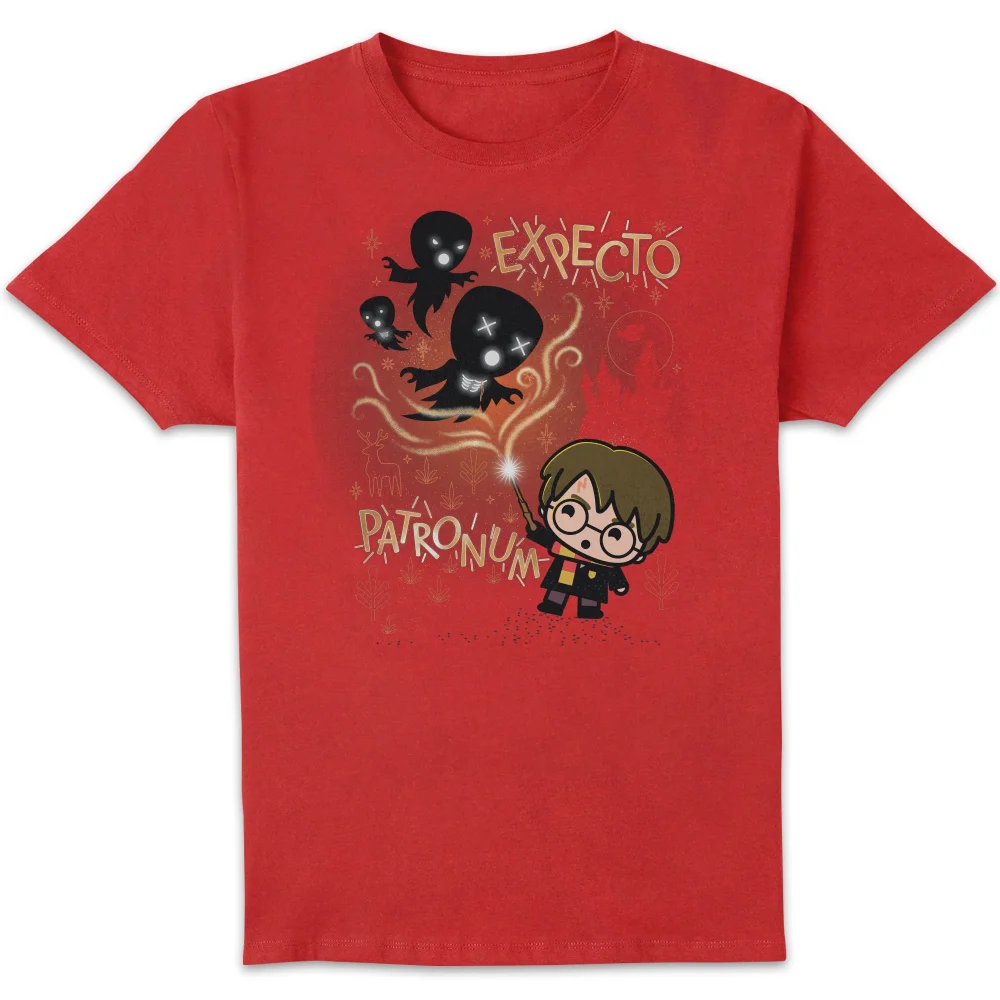 Harry Potter Kids Expecto Patronum Men's T-Shirt - Red - S Image 1