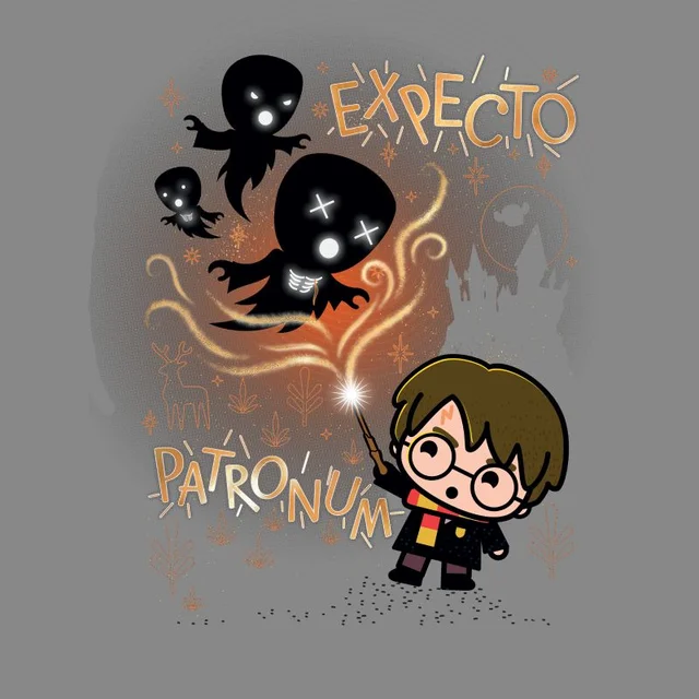 Harry Potter Kids Expecto Patronum Men's T-Shirt - Red