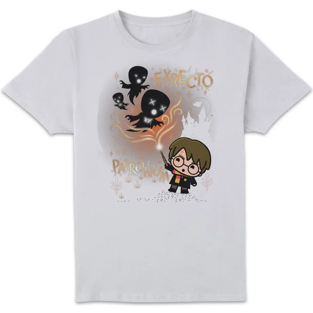 Harry Potter Kids Expecto Patronum Men's T-Shirt - White