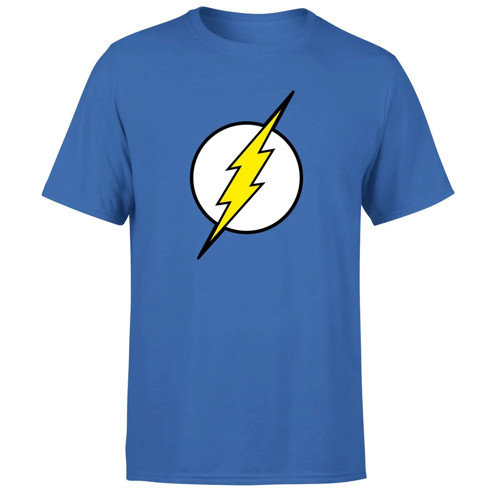 Justice League Flash Logo Men's T-Shirt - Blue - S Image 1