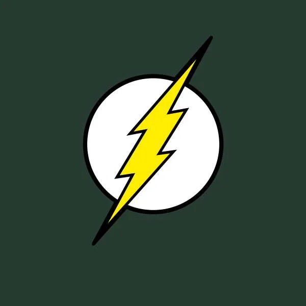 Justice League Flash Logo Men's T-Shirt - Green