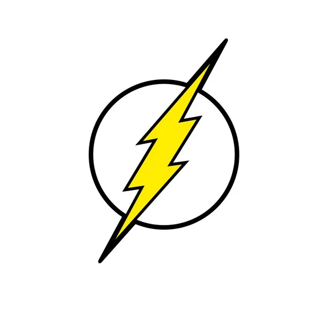 Justice League Flash Logo Men's T-Shirt - Red
