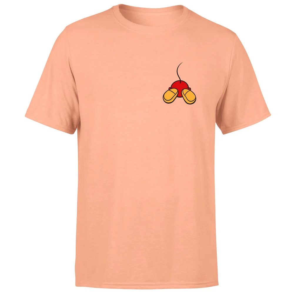 Disney Mickey Mouse Backside Men's T-Shirt - Coral - S Image 1