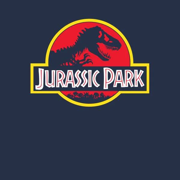 Jurassic Park Logo Men's T-Shirt - Navy