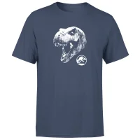 Jurassic Park T Rex Men's T-Shirt - Navy - undefined undefined