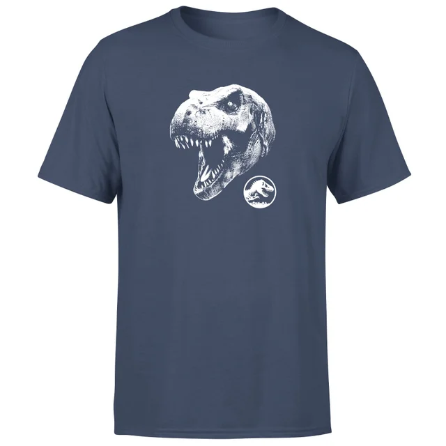 Jurassic Park T Rex Men's T-Shirt - Navy