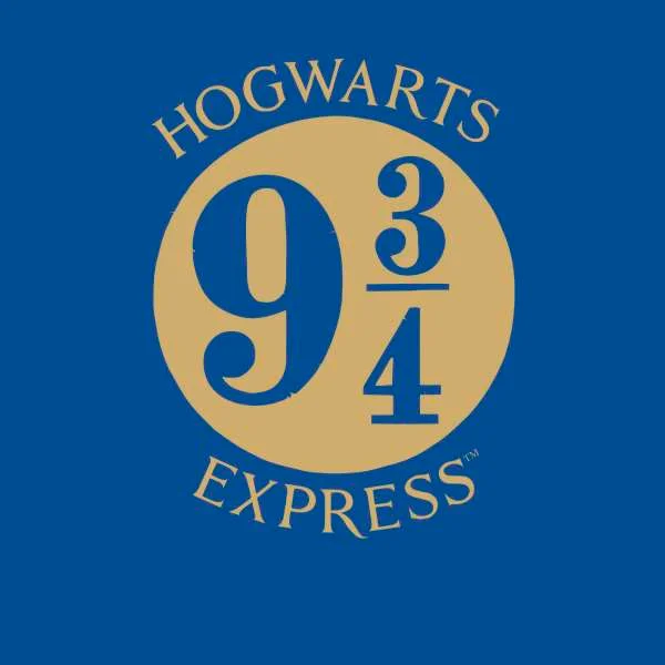 Harry Potter Platform Men's T-Shirt - Blue