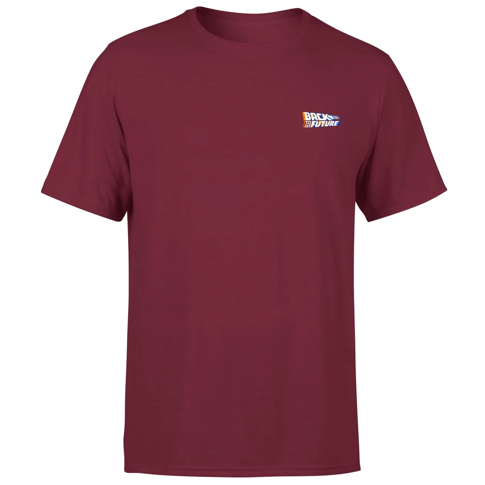 Back To The Future Men's T-Shirt - Burgundy - S Image 1