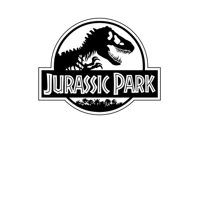 Jurassic Park Logo Men's T-Shirt - Red