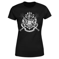 Harry Potter Hogwarts House Crest Women's T-Shirt - Black