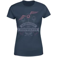 Harry Potter Quidditch At Hogwarts Women's T-Shirt - Navy - undefined undefined