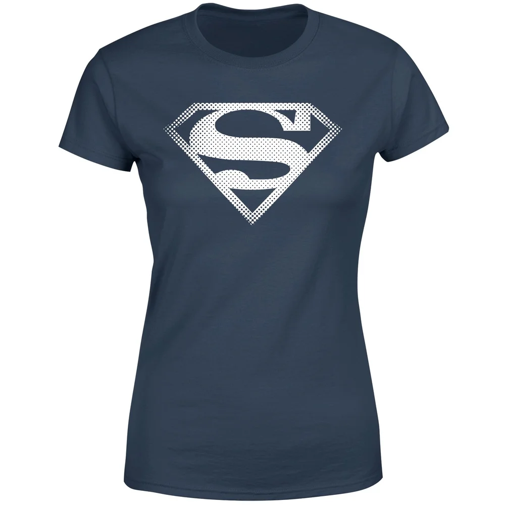Superman Spot Logo Women's T-Shirt - Navy - XS Image 1