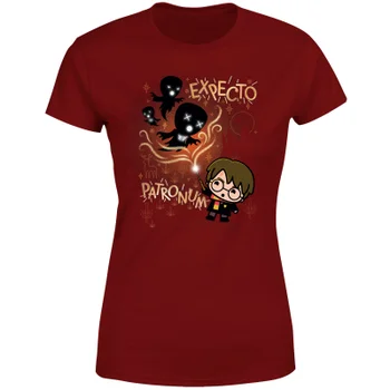 Harry Potter Kids Expecto Patronum Women's T-Shirt - Burgundy