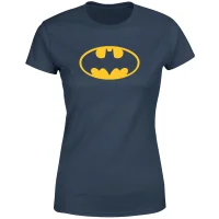 Justice League Batman Logo Women's T-Shirt - Navy - undefined undefined