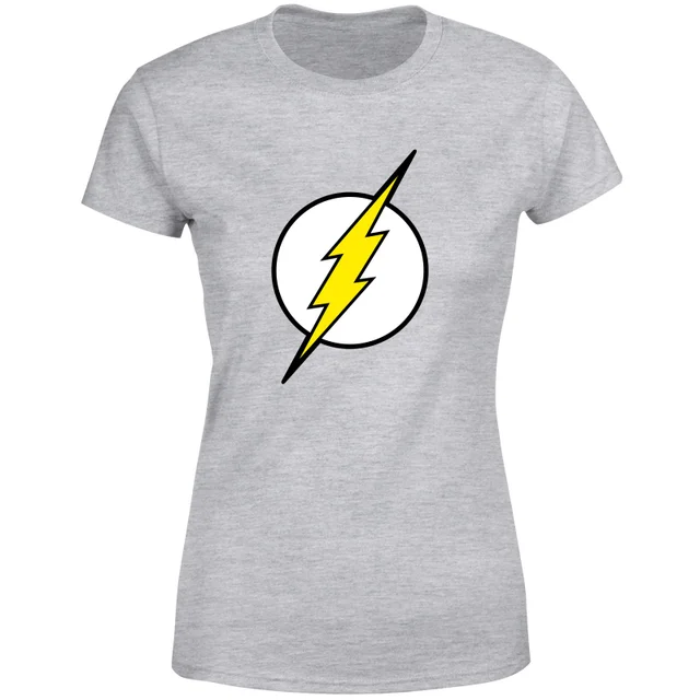 Justice League Flash Logo Women's T-Shirt - Grey
