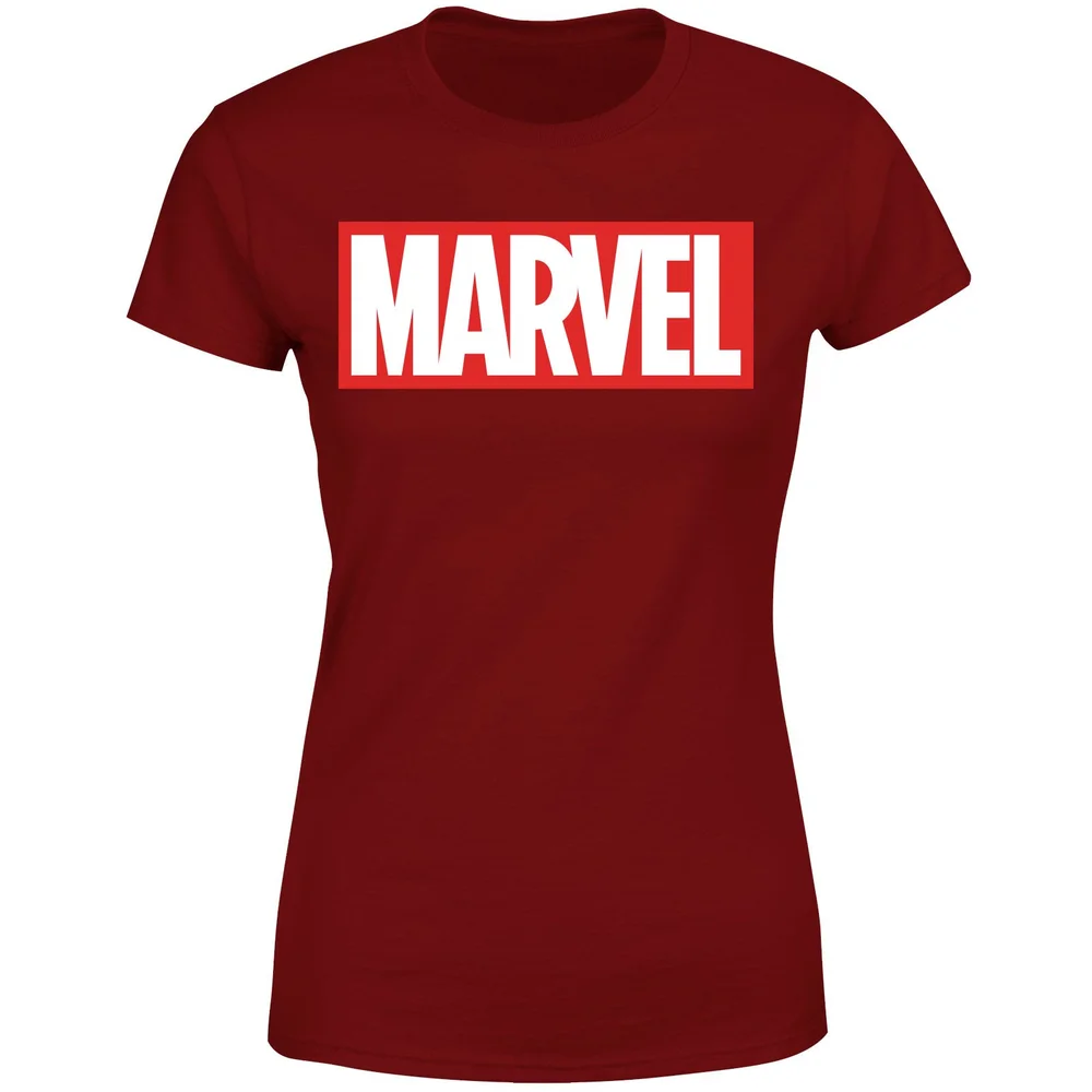Marvel Logo Women's T-Shirt - Burgundy - XS Image 1