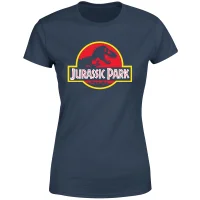 Jurassic Park Logo Women's T-Shirt - Navy - undefined undefined