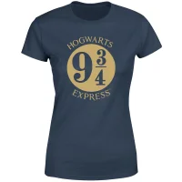 Harry Potter Platform Women's T-Shirt - Navy - undefined undefined