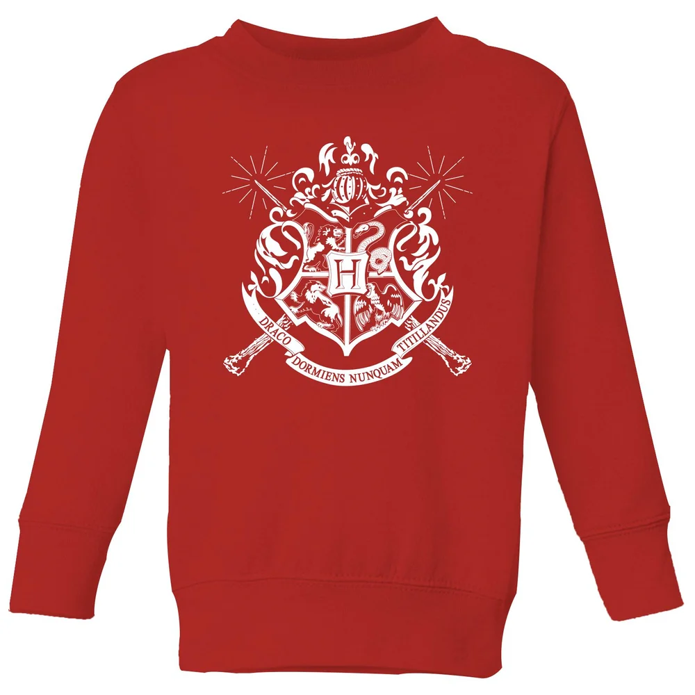 Harry Potter Hogwarts House Crest Kids' Sweatshirt - Red - 3-4 Years Image 1