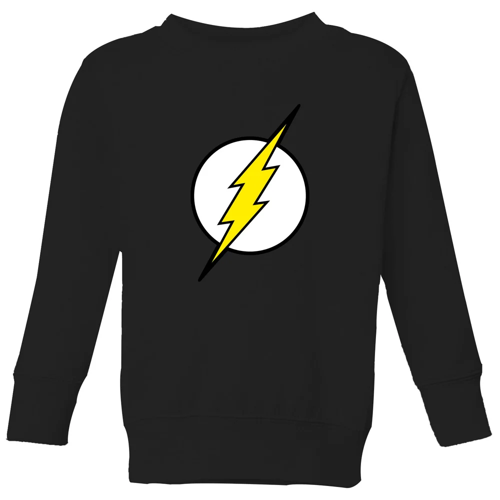 Justice League Flash Logo Kids' Sweatshirt - Black - 3-4 Years Image 1