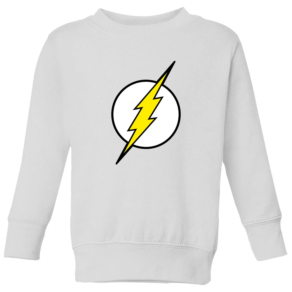 Justice League Flash Logo Kids' Sweatshirt - White - 3-4 Years Image 1
