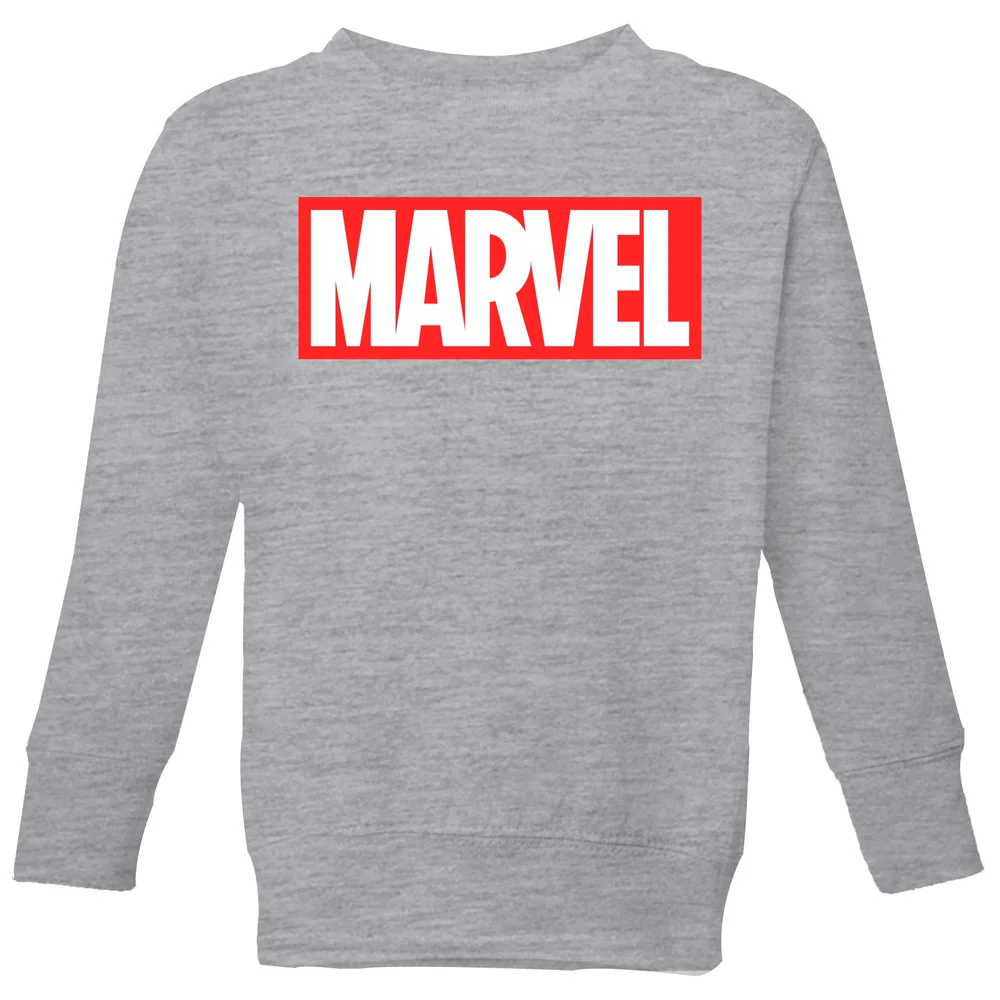 Marvel Logo Kids' Sweatshirt - Grey - 3-4 Years Image 1