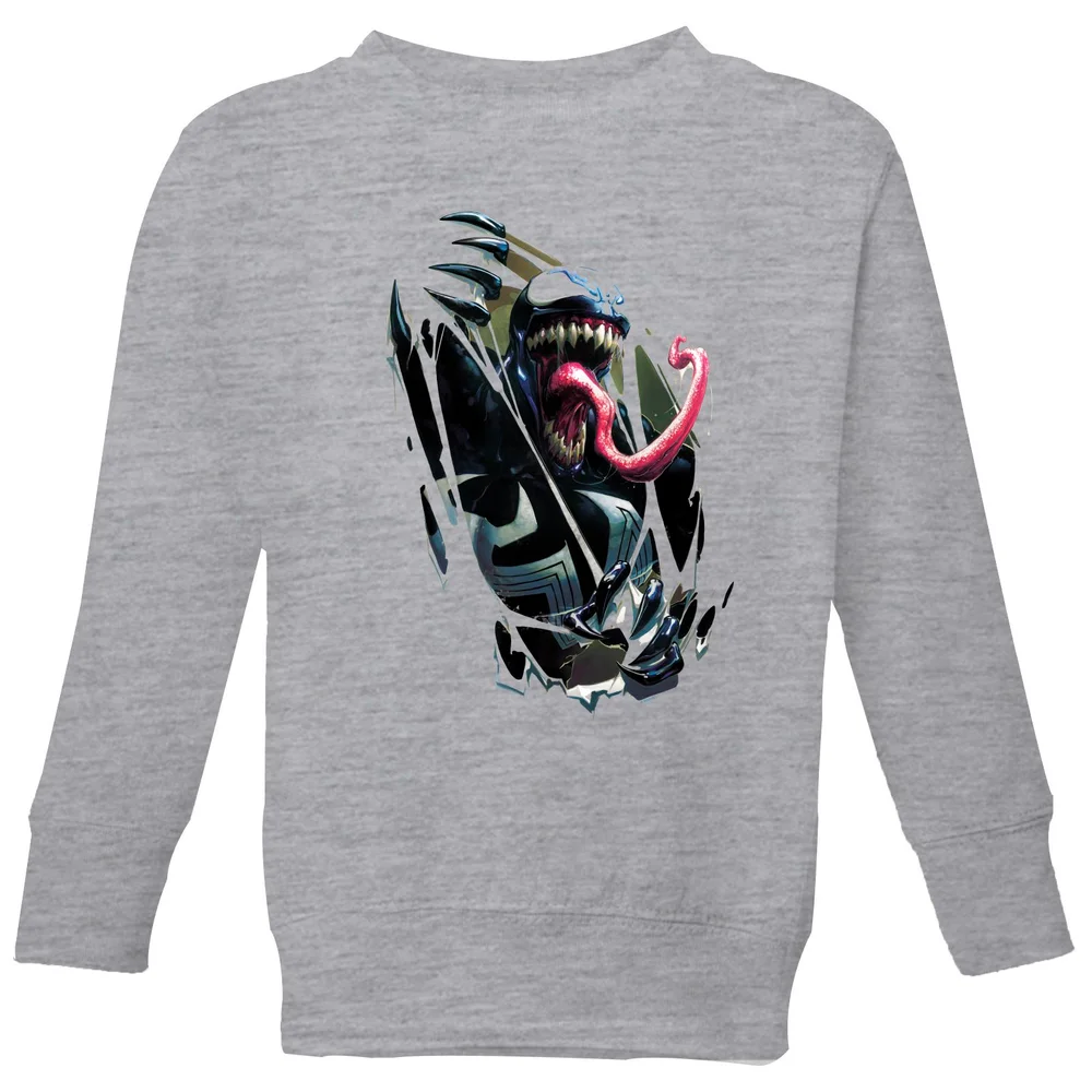 Marvel Venom Inside Me Kids' Sweatshirt - Grey - 3-4 Years Image 1